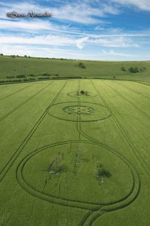 aerial of Sutton Veny from tt