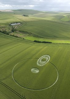 aerial of Alton Barnes from tt