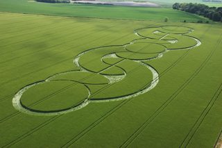 aerial of Beckhampton