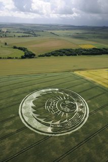 aerial of Silbury Hill from tt
