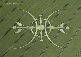 aerial of Clearbury Ring from tt