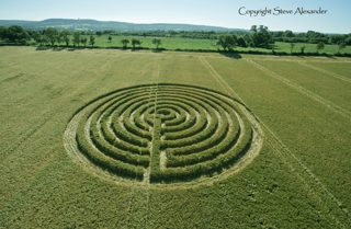 aerial of Redlynch from tt