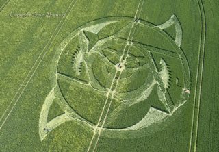 aerial of Hackpen Hill from tt