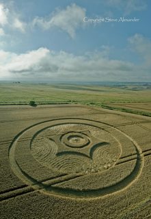 aerial of Avebury from tt
