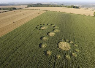 aerial of Wayland's Smithy