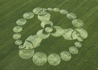aerial of Bishops Cannings from tt