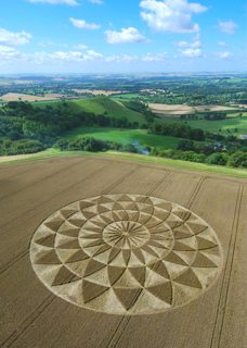 aerial of Martinsell Hill from tt