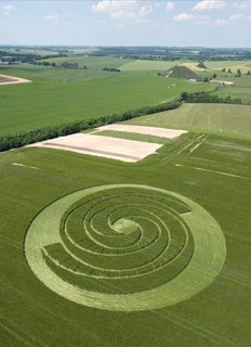 aerial of West Kennett from tt