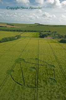 aerial of Burderop Down