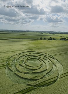 aerial of Uffcott from tt