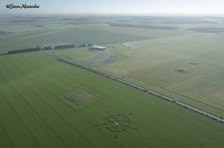 aerial of Winterbourne Stoke from tt