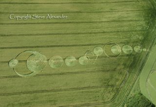 aerial of Avebury