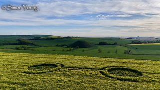 aerial of Waden Hill from tt