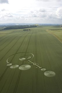 aerial of Alton Barnes from tt