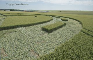 aerial of Stonehenge from tt