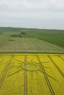 aerial of Avebury from tt