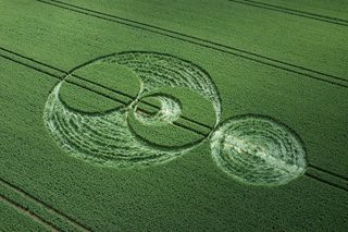 aerial of Silbury Hill