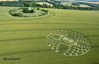 aerial of Farley Mount from tt