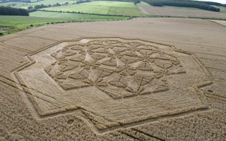 aerial of West Overton from tt