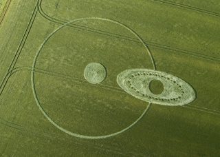 aerial of Alton Barnes from tt