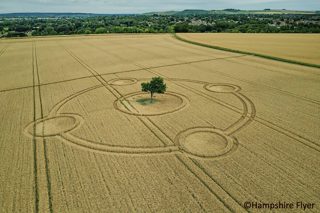 aerial of Potterne from tt