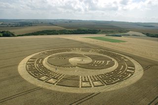 aerial of Silbury Hill
