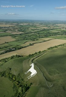 aerial of Westbury from tt