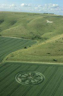 aerial of Milk Hill