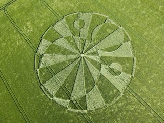 aerial of Liddington Castle