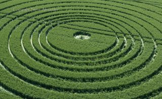 aerial of Avebury