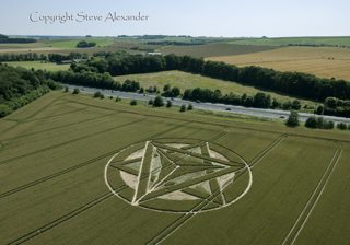 aerial of Wanborough Plain