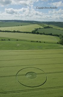 aerial of Avebury from tt