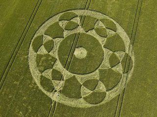 aerial of Silbury Hill