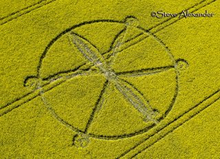 aerial of Willoughby Hedge from tt