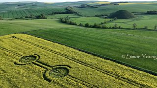 aerial of Waden Hill from tt