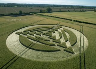 aerial of Charlton from tt