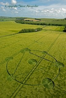 aerial of Burderop Down