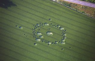 aerial of Bishop's Sutton