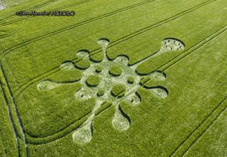 aerial of Potterne from tt