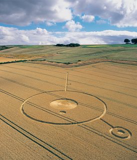 aerial of Winterbourne Bassett
