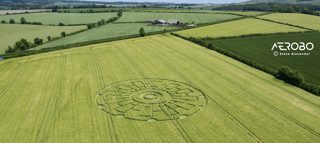 aerial of Sixpenny Handley from tt