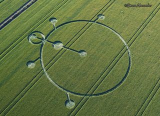 aerial of Yarnbury Castle from tt