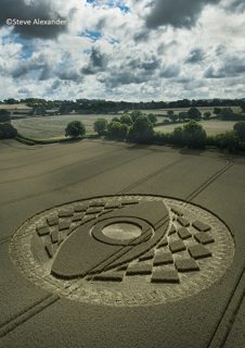aerial of West Meon from tt