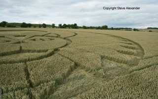 aerial of Figsbury Rings from tt