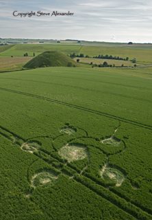aerial of Silbury Hill