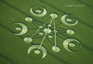 aerial of Acking Dyke from tt