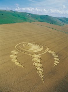 aerial of Tan Hill from tt