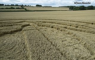 aerial of Preston Candover from tt