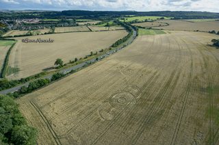 aerial of Norridge Wood from tt