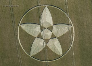 aerial of Bishops Sutton from tt